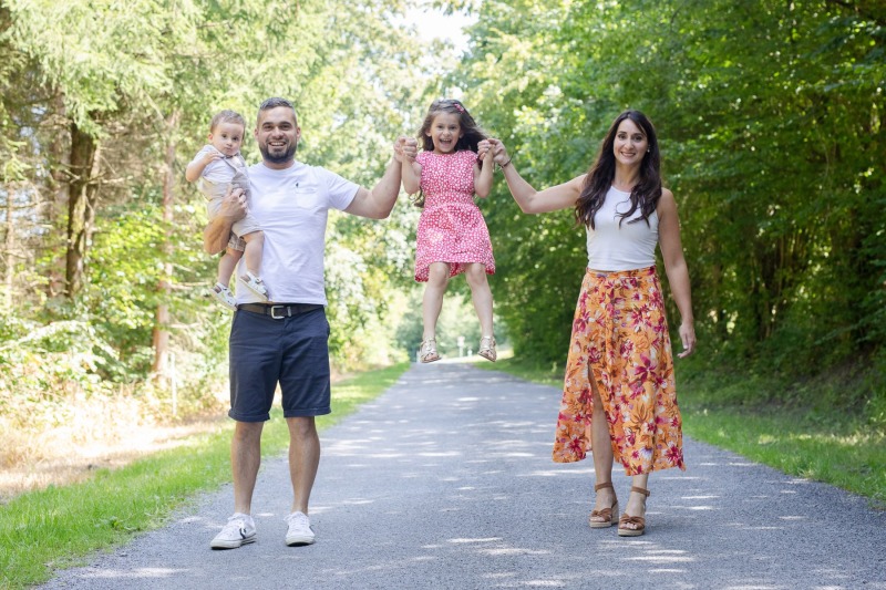 portrait famille rigolo ardennes