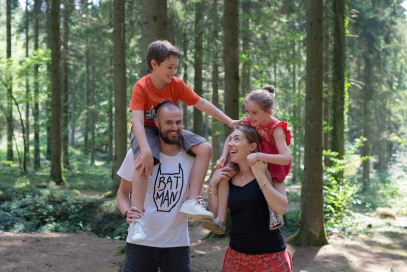 shooting famille forêt ardennes